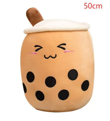 Cute Fruit Drink Plush Stuffed Soft Strawberry Milk Tea Plush Boba Tea Cup Toy Bubble Tea Pillow Cushion Kids Gift Magenta Charlie