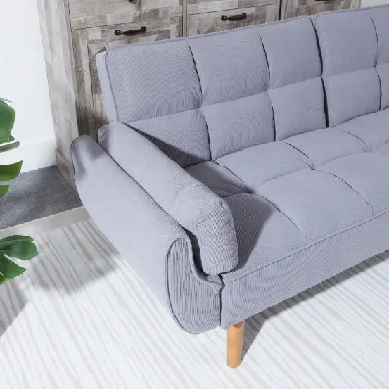 2064 Corduroy Sofa  Sofa Bed-Smoke Gray Magenta Charlie