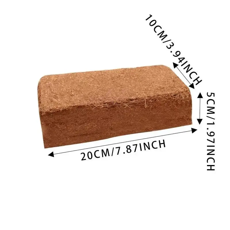 Coir for Plants Coir Brick Coco Peat Coco Soil Compressed Soil Coco Fiber Husk Potting Mix Substrate Potting Soil for Garden The Zebra Effect