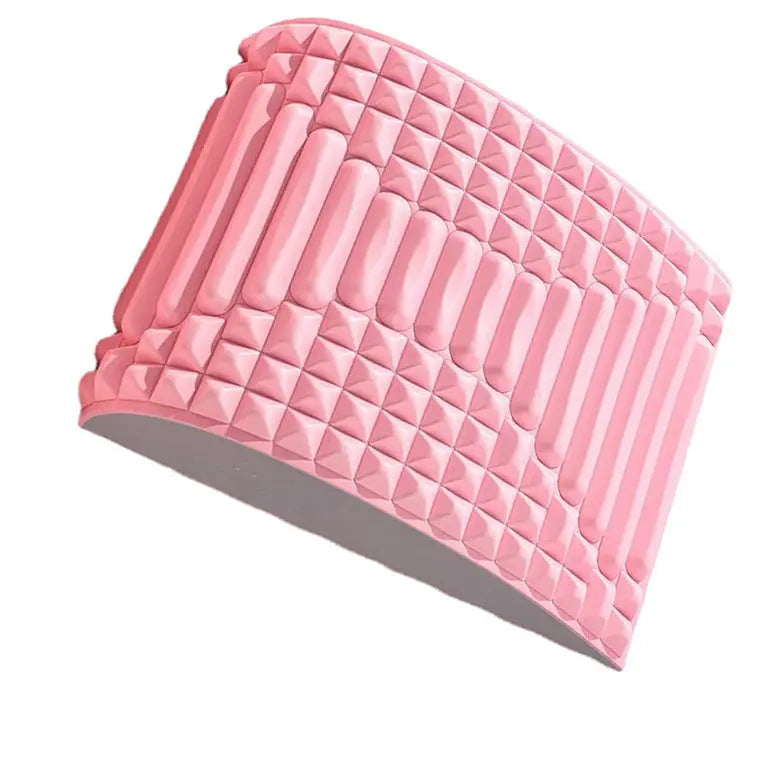 Back Stretcher Pillow Neck Lumbar Support Massager For Neck Waist Back Sciatica Herniated Disc Pain Relief Massage Relaxation Magenta Charlie