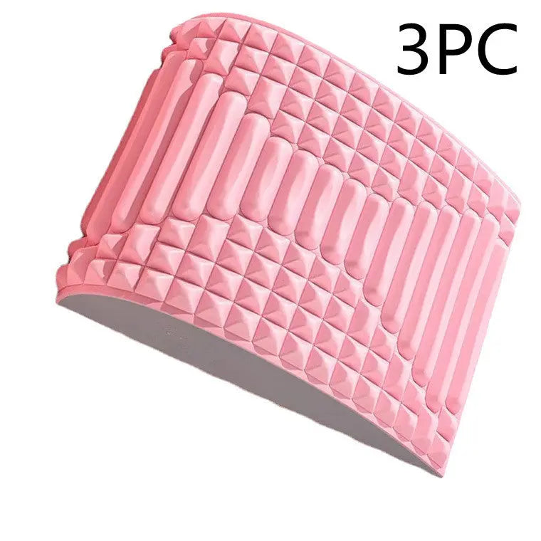 Back Stretcher Pillow Neck Lumbar Support Massager For Neck Waist Back Sciatica Herniated Disc Pain Relief Massage Relaxation Magenta Charlie