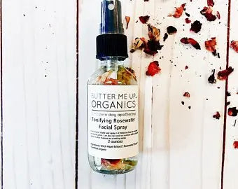 Organic Rose Water Facial Setting Spray Makeup White Smokey