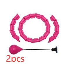 Fitness Sport Hoop Smart Upgrade Intelligent Sport Hoop Adjustable Thin Waist Exercise Gym Hoop Fitness Equipment Home Training Magenta Charlie