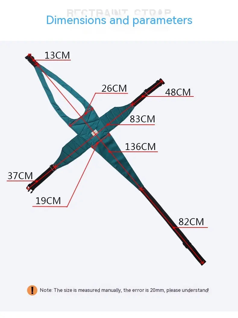 Elderly Medical Wheelchair Widened Safety Belt The Void