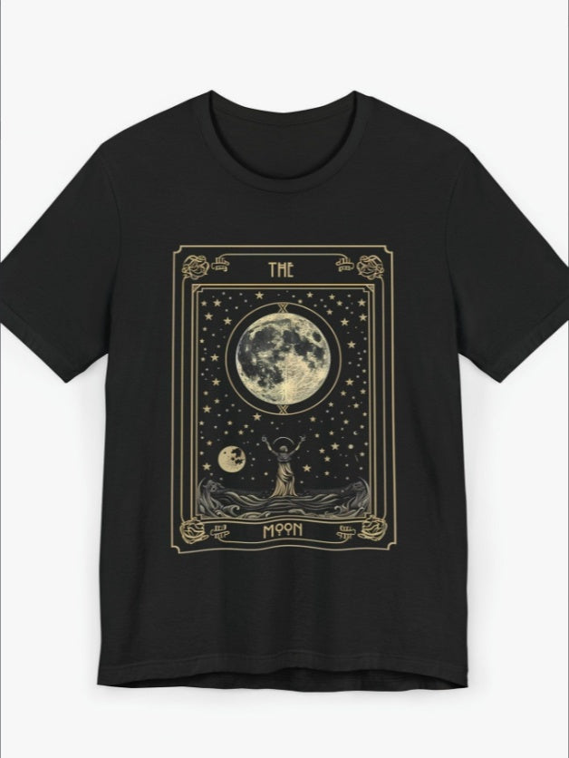 Moon Graphic T-Shirt Magenta Charlie