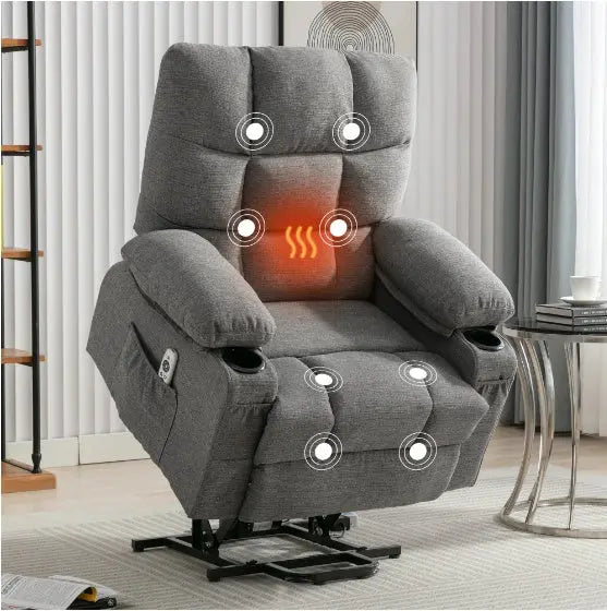 Massage Reclining Chairs For The Elderly Magenta Charlie