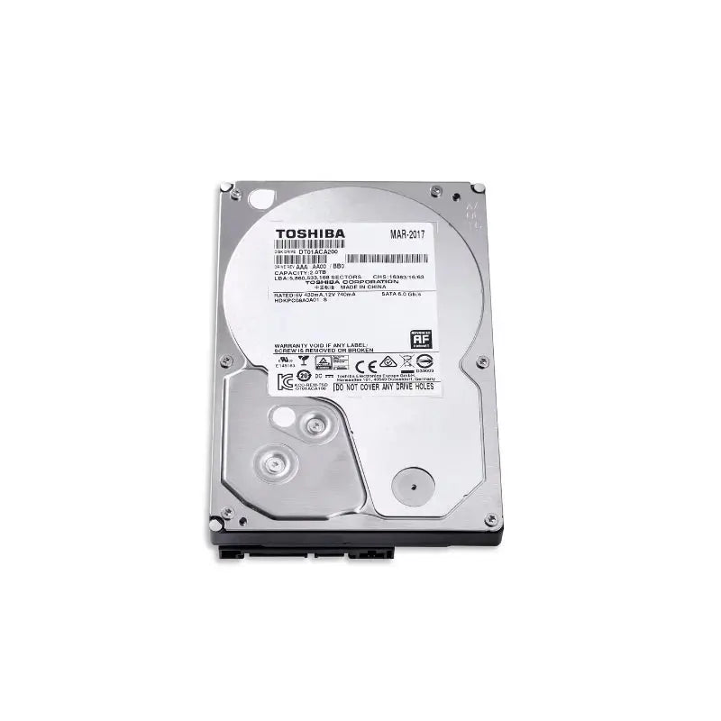 TOSHIBA 2TB Hard Drive Disk 2000GB 2TB Internal HD HDD Harddisk 7200 RPM 64M Cache 3.5" 35 SATA III for Desktop PC Computer The Zebra Effect