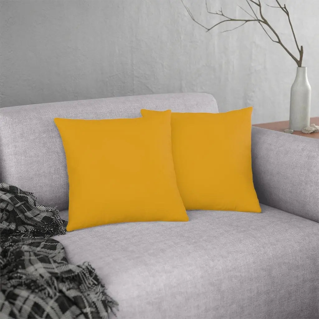 Indoor Or Outdoor Throw Pillow For Home Or Housewarming Gift, Golden Y Grey Coco