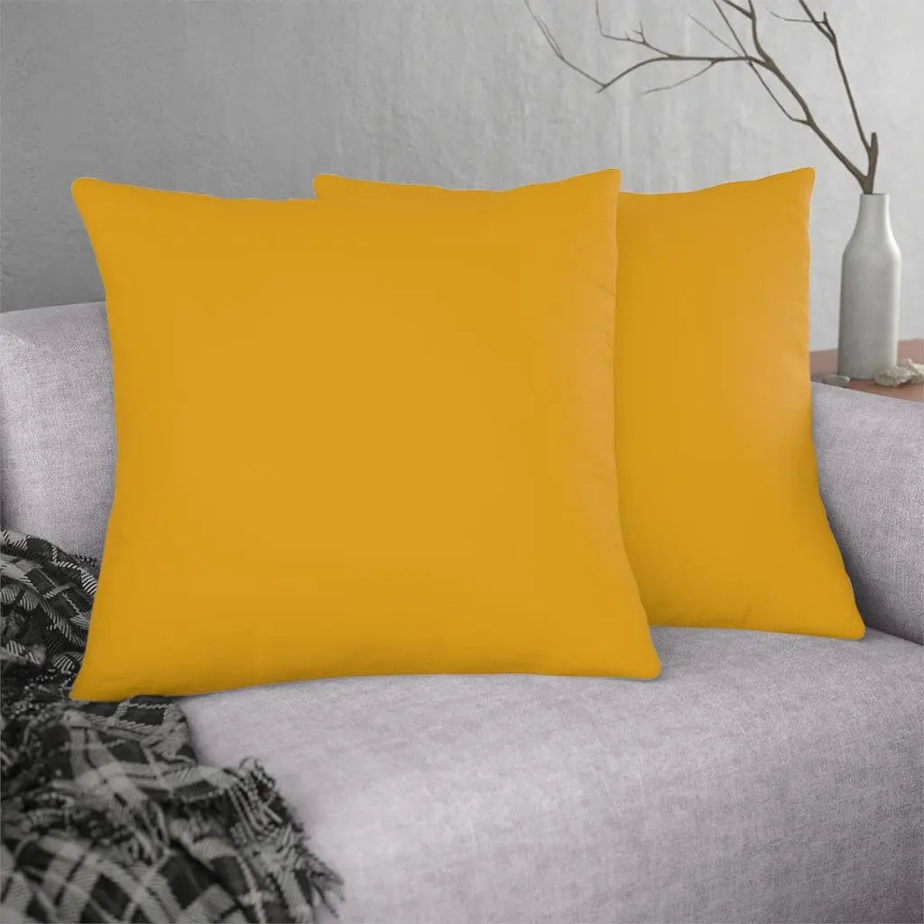 Indoor Or Outdoor Throw Pillow For Home Or Housewarming Gift, Golden Y Grey Coco