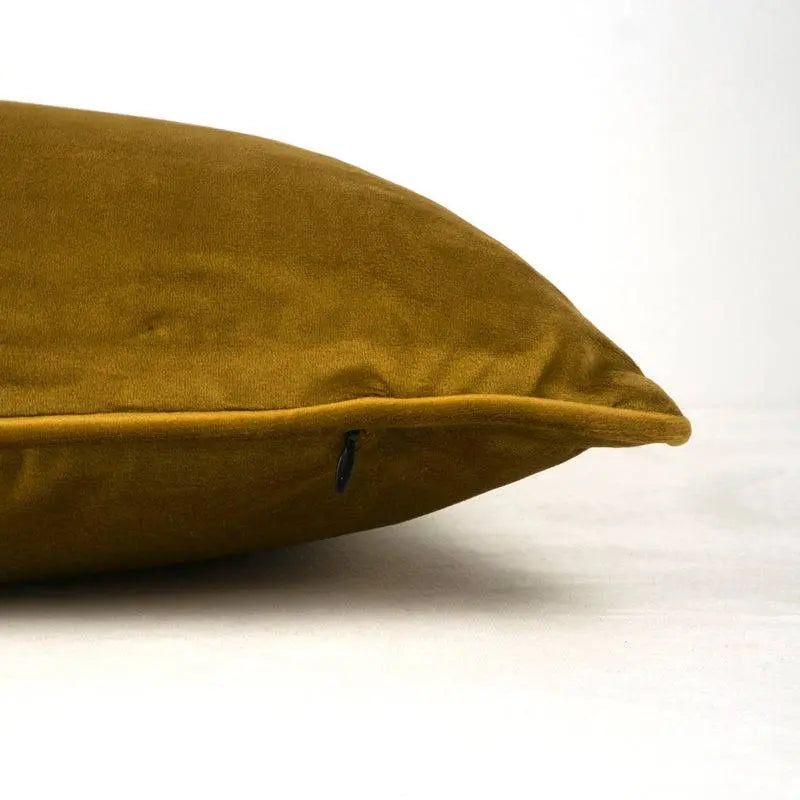 Velvet Throw Pillow Sofa Cover Copper Pallas