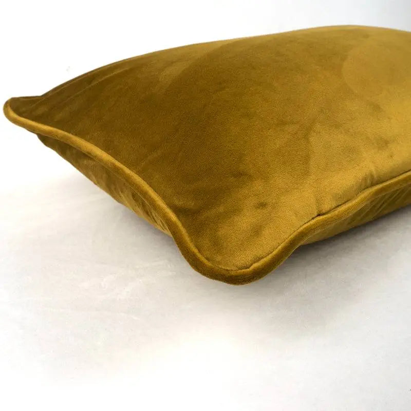 Velvet Throw Pillow Sofa Cover Copper Pallas